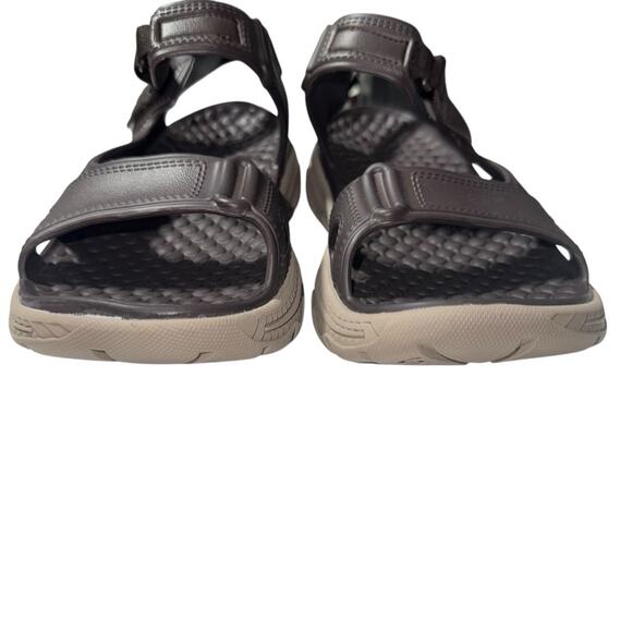 Skechers Men\'s Foamies Brown Creston Ultra Quarter Strap Sandals SZ/ 12